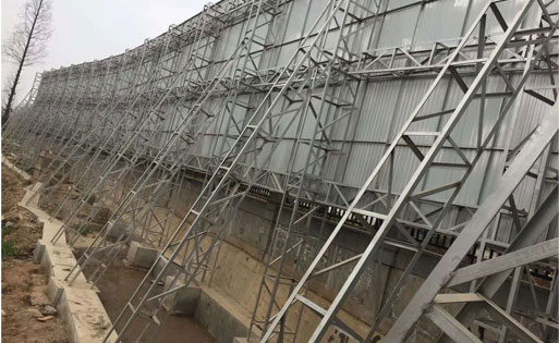 黃陂鋼結構圍擋-案例展示